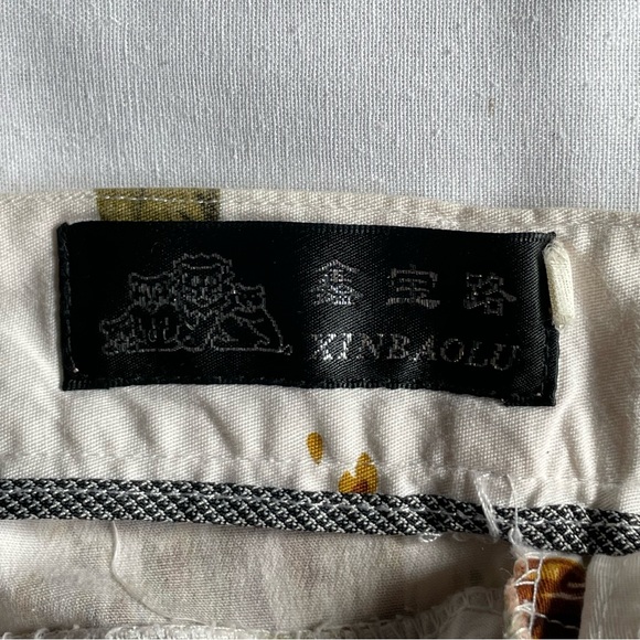 Cream with Multi Colour Floral Print Pant. Waist Size 27” - Picture 4 of 15